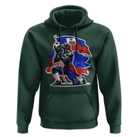 Proud Haiti Soccer Fan Hoodie Ayiti Heritage Pride