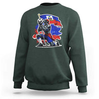 Proud Haiti Soccer Fan Sweatshirt Ayiti Heritage Pride