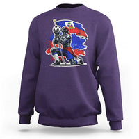 Proud Haiti Soccer Fan Sweatshirt Ayiti Heritage Pride