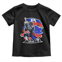 Proud Haiti Soccer Fan Toddler T Shirt Ayiti Heritage Pride