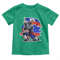 Proud Haiti Soccer Fan Toddler T Shirt Ayiti Heritage Pride