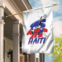 Caribbean Soccer Lover Gift Garden Flag Haitian Heritage Pride