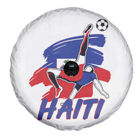 Caribbean Soccer Lover Gift Spare Tire Cover Haitian Heritage Pride