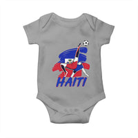 Caribbean Soccer Lover Gift Baby Onesie Haitian Heritage Pride