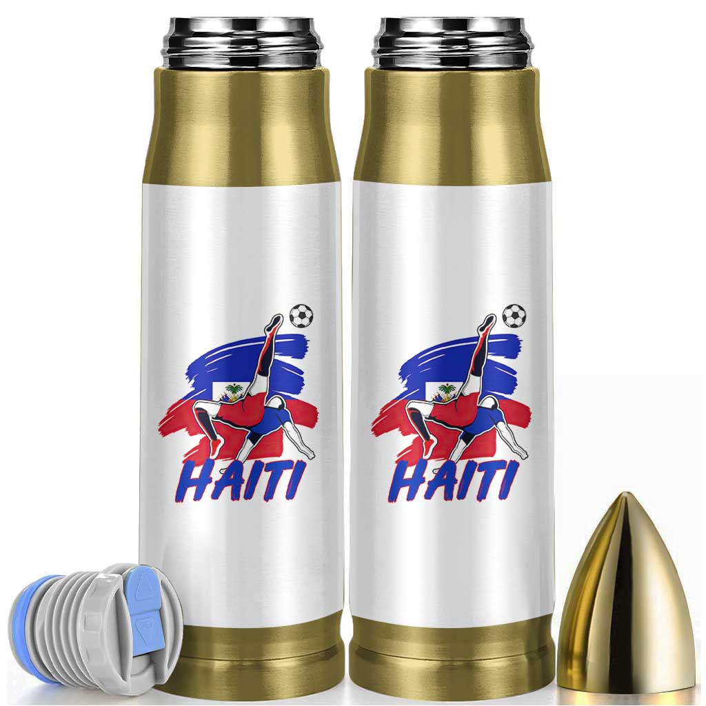 Caribbean Soccer Lover Gift Bullet Tumbler Haitian Heritage Pride