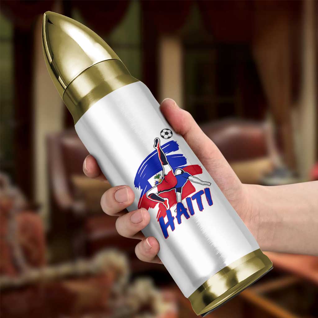 Caribbean Soccer Lover Gift Bullet Tumbler Haitian Heritage Pride