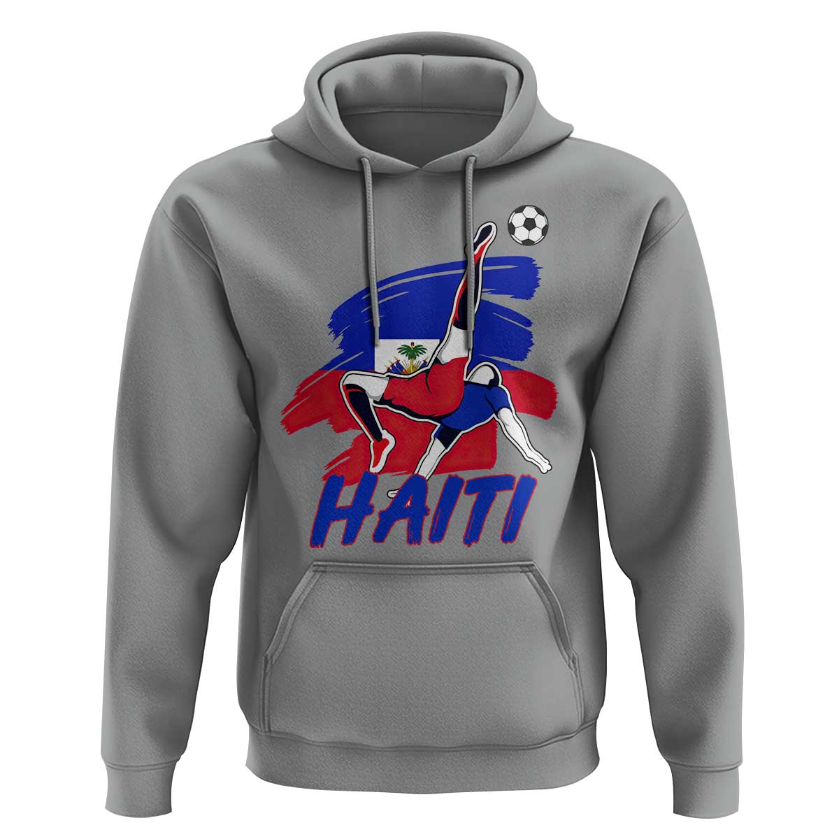 Caribbean Soccer Lover Gift Hoodie Haitian Heritage Pride