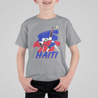 Caribbean Soccer Lover Gift T Shirt For Kid Haitian Heritage Pride