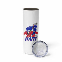 Caribbean Soccer Lover Gift Skinny Tumbler Haitian Heritage Pride
