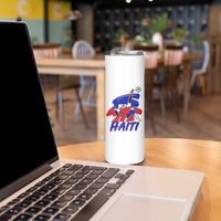 Caribbean Soccer Lover Gift Skinny Tumbler Haitian Heritage Pride