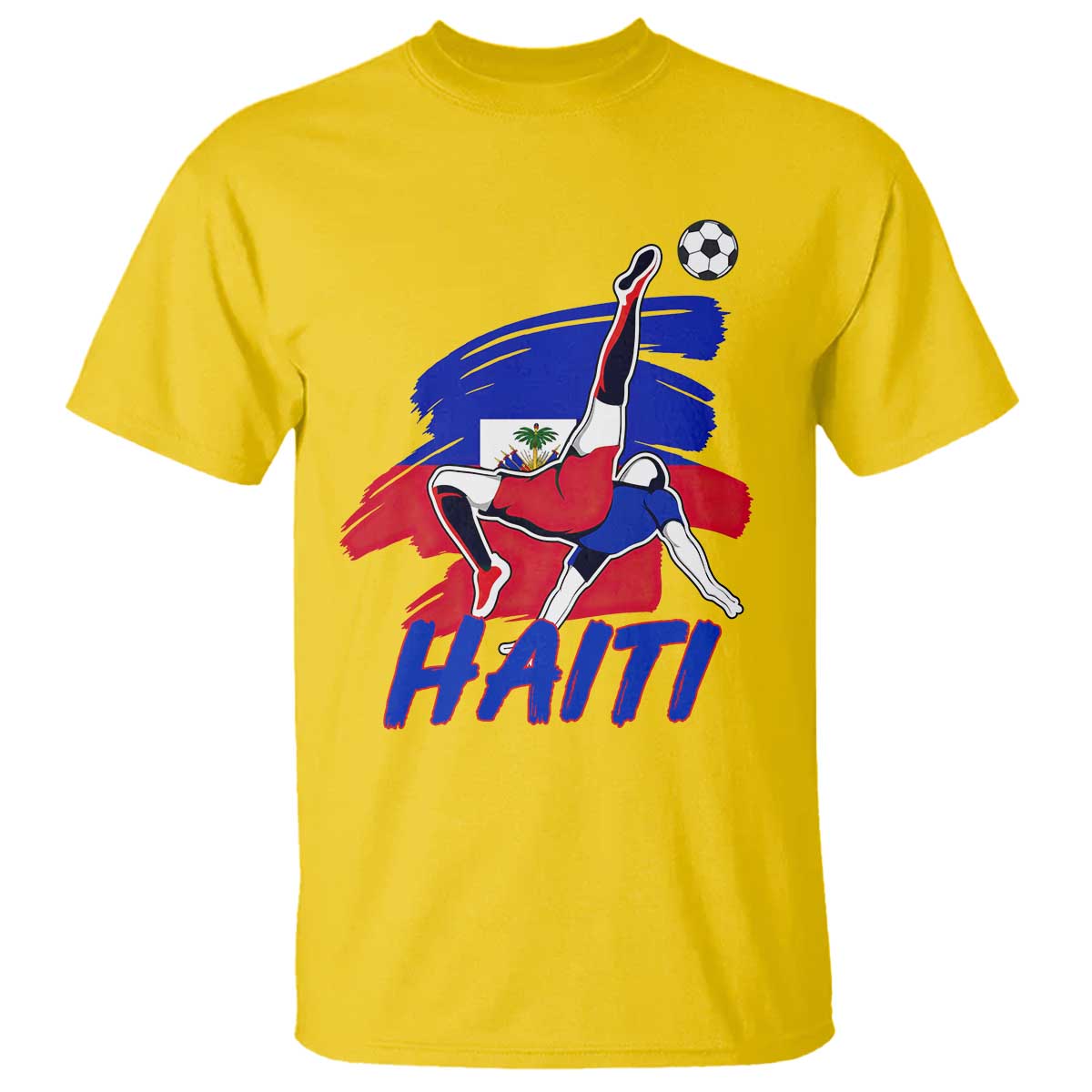 Caribbean Soccer Lover Gift T Shirt Haitian Heritage Pride