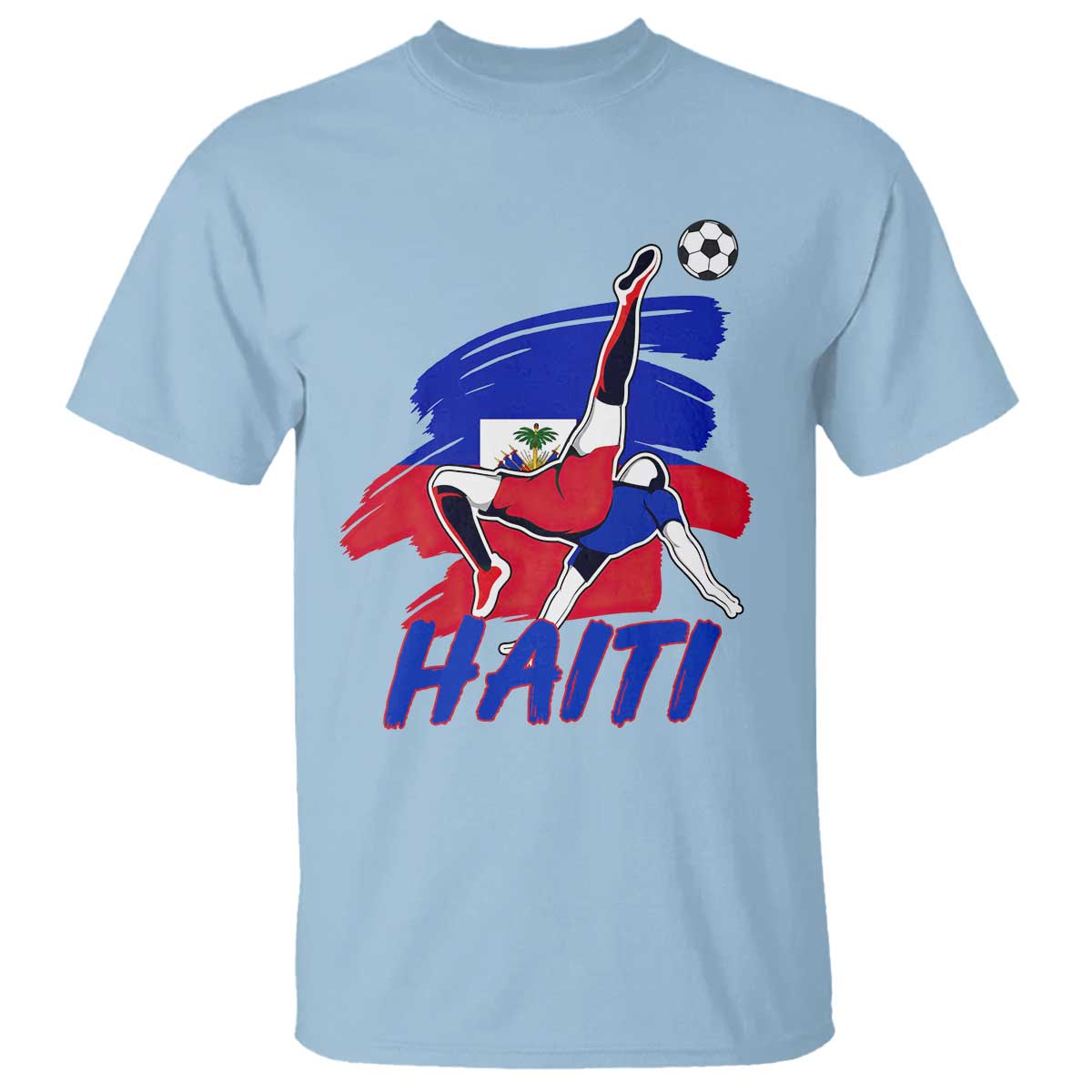 Caribbean Soccer Lover Gift T Shirt Haitian Heritage Pride