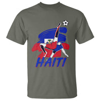 Caribbean Soccer Lover Gift T Shirt Haitian Heritage Pride
