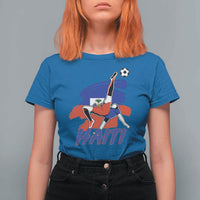 Caribbean Soccer Lover Gift T Shirt For Women Haitian Heritage Pride