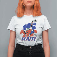 Caribbean Soccer Lover Gift T Shirt For Women Haitian Heritage Pride