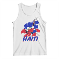 Caribbean Soccer Lover Gift Tank Top Haitian Heritage Pride