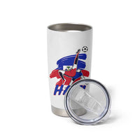 Caribbean Soccer Lover Gift Tumbler Cup Haitian Heritage Pride