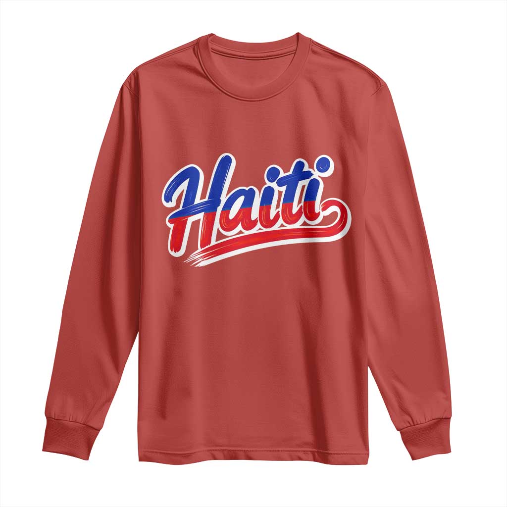 Ayiti Cheri Haiti Pride Gift For Proud Haitians Long Sleeve Shirt