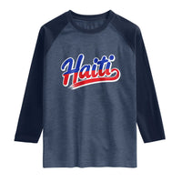 Ayiti Cheri Haiti Pride Gift For Proud Haitians Raglan Shirt