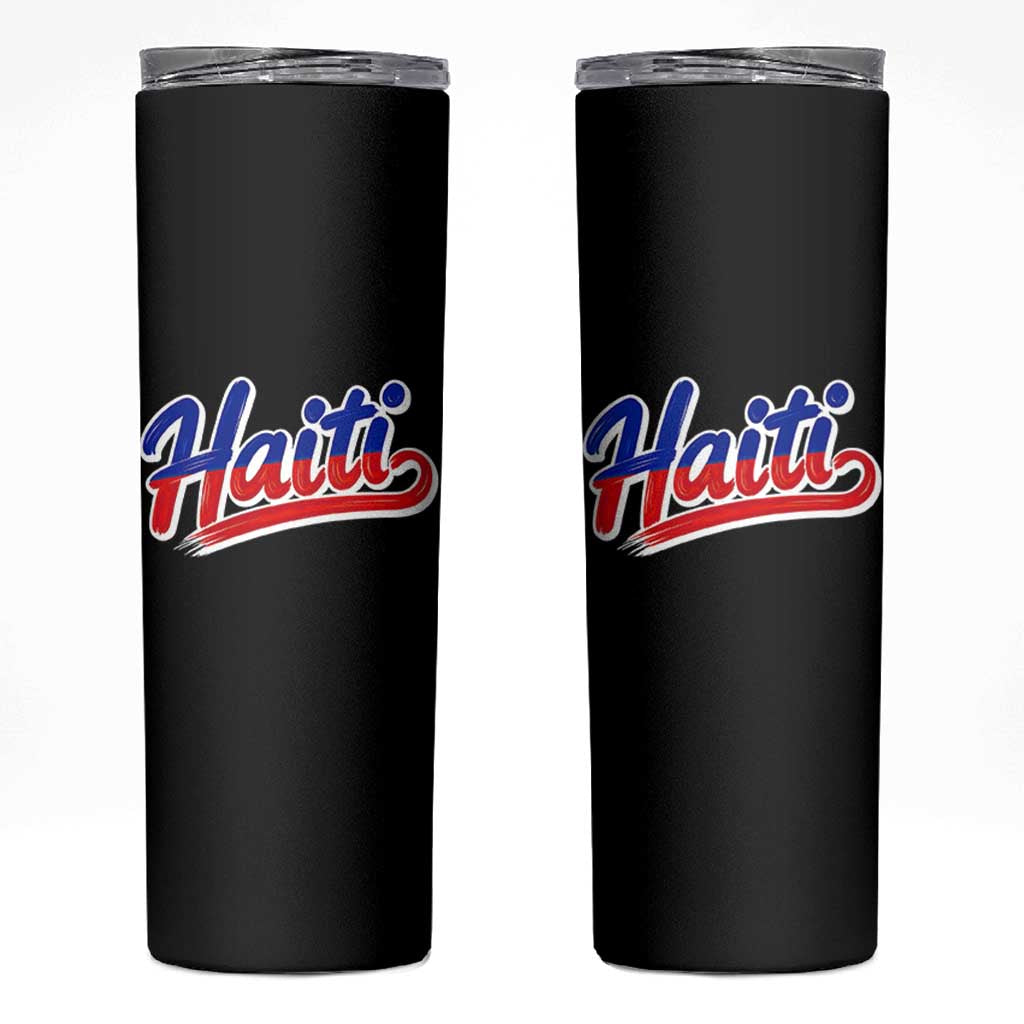 Ayiti Cheri Haiti Pride Gift For Proud Haitians Skinny Tumbler