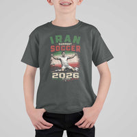 Iran Soccer Fan Gift T Shirt For Kid One Nation One Team One Dream