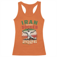 Iran Soccer Fan Gift Racerback Tank Top One Nation One Team One Dream