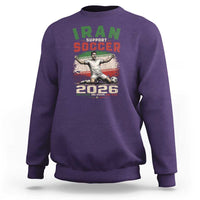 Iran Soccer Fan Gift Sweatshirt One Nation One Team One Dream