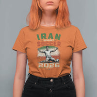 Iran Soccer Fan Gift T Shirt For Women One Nation One Team One Dream