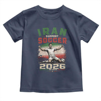Iran Soccer Fan Gift Toddler T Shirt One Nation One Team One Dream