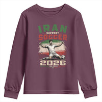 Iran Soccer Fan Gift Youth Sweatshirt One Nation One Team One Dream