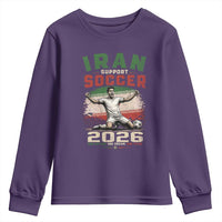 Iran Soccer Fan Gift Youth Sweatshirt One Nation One Team One Dream