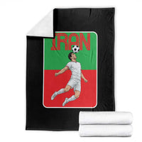 Iran Soccer Lover Throw Blanket Proud Persian Roots Gift