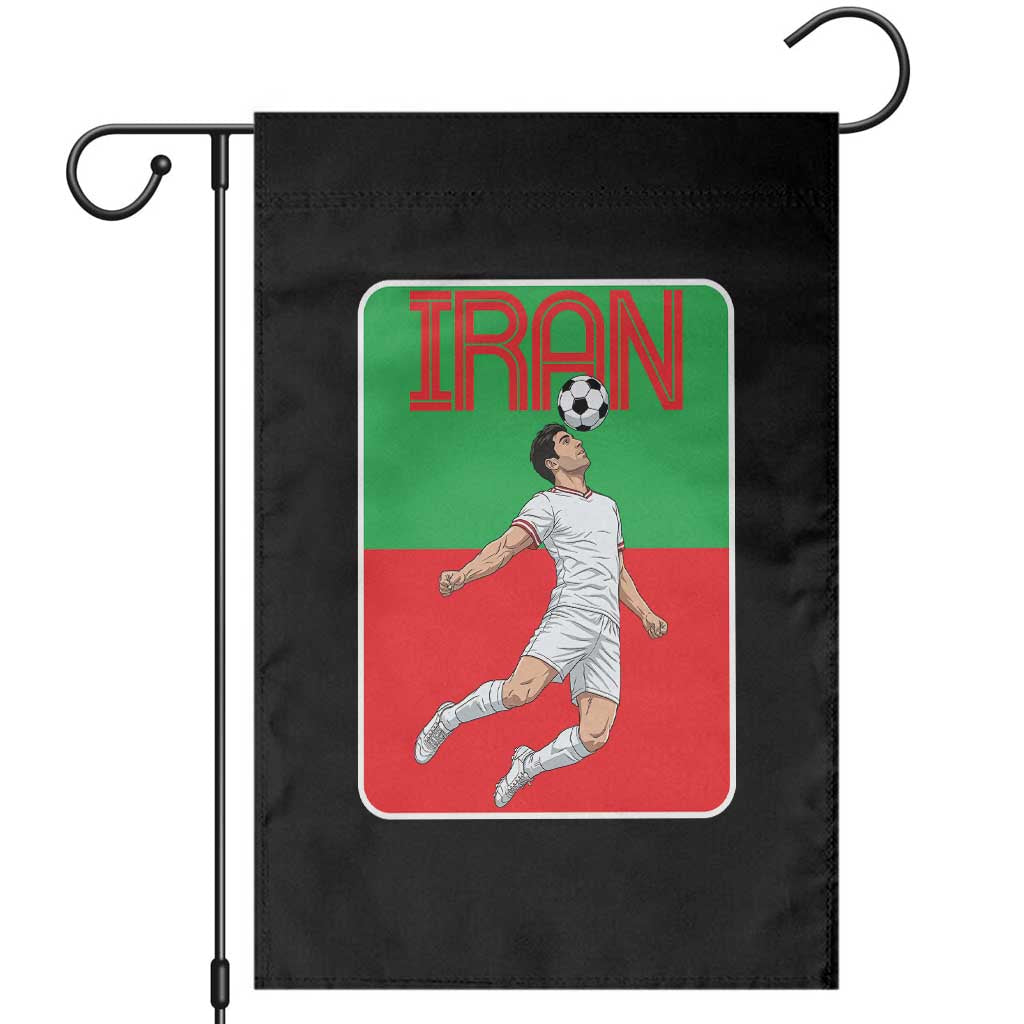 Iran Soccer Lover Garden Flag Proud Persian Roots Gift