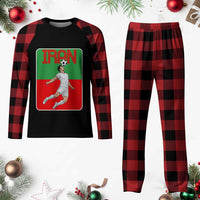 Iran Soccer Lover Plaid Pajama Set Proud Persian Roots Gift