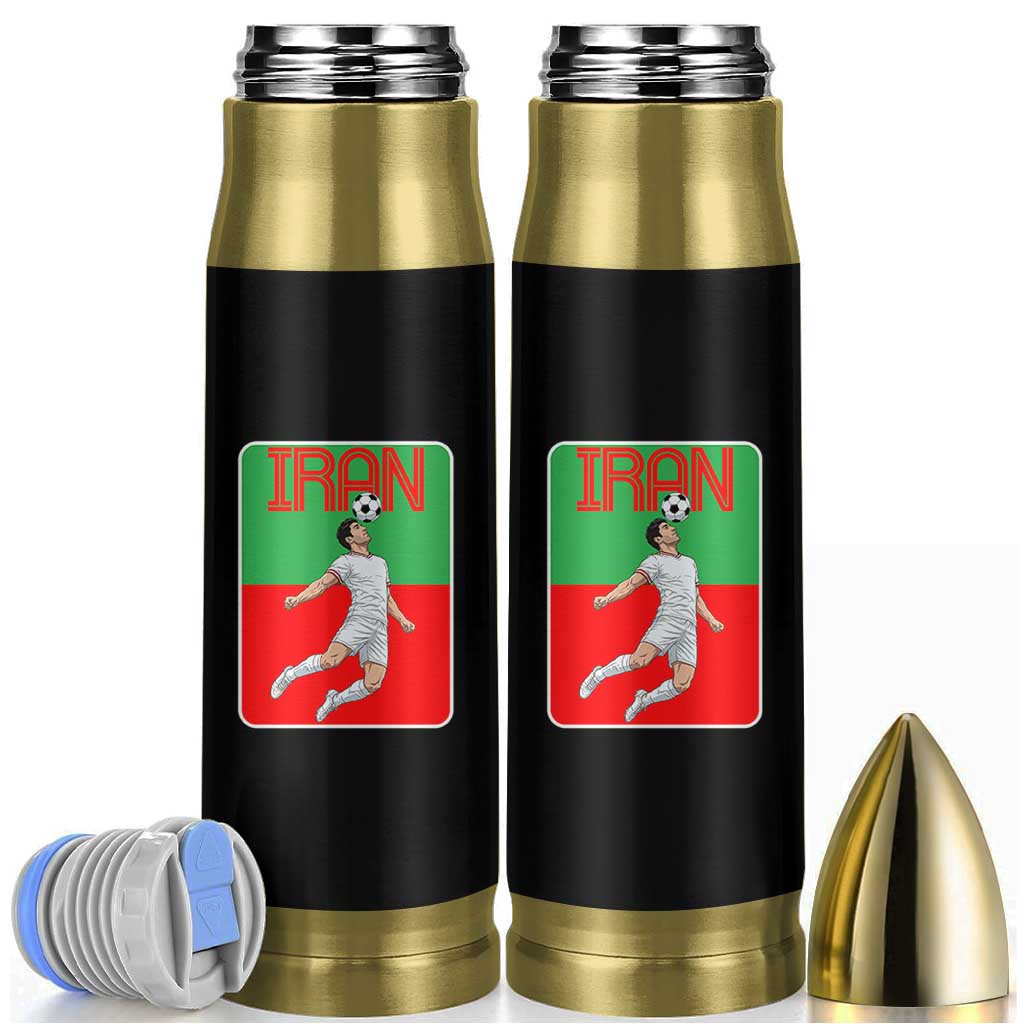 Iran Soccer Lover Bullet Tumbler Proud Persian Roots Gift