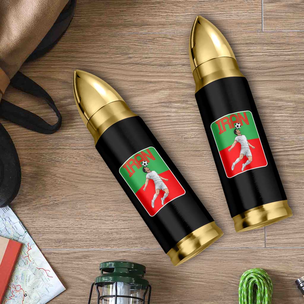 Iran Soccer Lover Bullet Tumbler Proud Persian Roots Gift