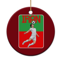 Iran Soccer Lover Ceramic Ornament Proud Persian Roots Gift
