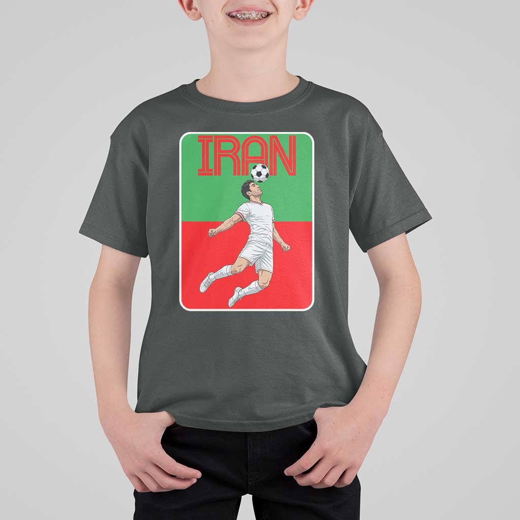 Iran Soccer Lover T Shirt For Kid Proud Persian Roots Gift