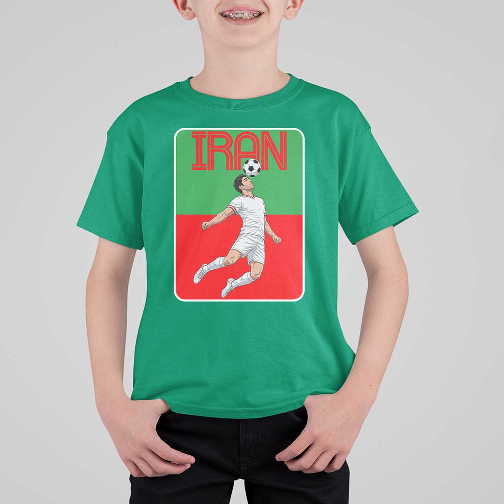Iran Soccer Lover T Shirt For Kid Proud Persian Roots Gift