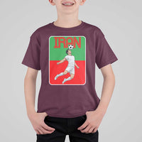 Iran Soccer Lover T Shirt For Kid Proud Persian Roots Gift
