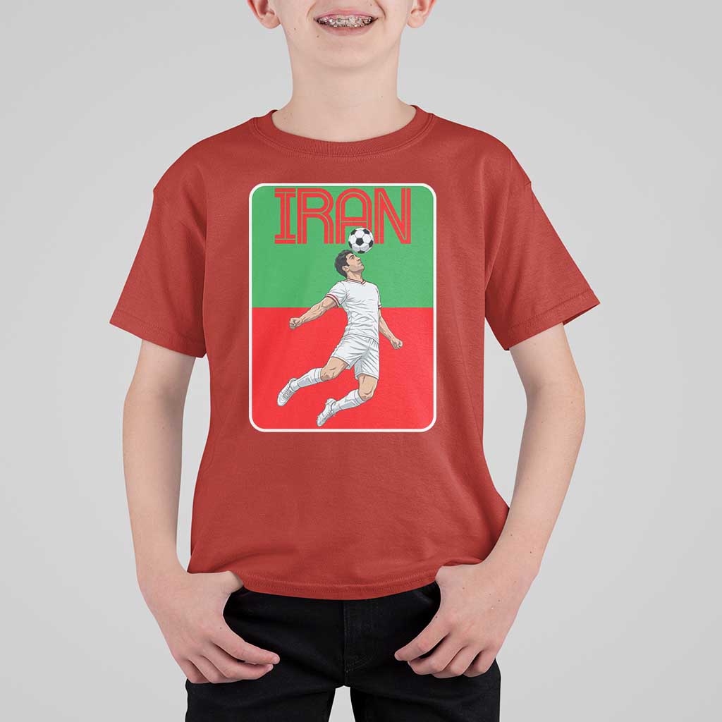 Iran Soccer Lover T Shirt For Kid Proud Persian Roots Gift