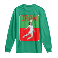 Iran Soccer Lover Long Sleeve Shirt Proud Persian Roots Gift