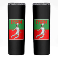 Iran Soccer Lover Skinny Tumbler Proud Persian Roots Gift