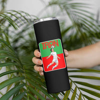Iran Soccer Lover Skinny Tumbler Proud Persian Roots Gift