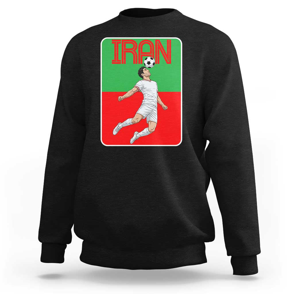 Iran Soccer Lover Sweatshirt Proud Persian Roots Gift