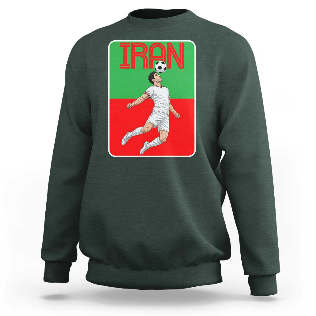 Iran Soccer Lover Sweatshirt Proud Persian Roots Gift
