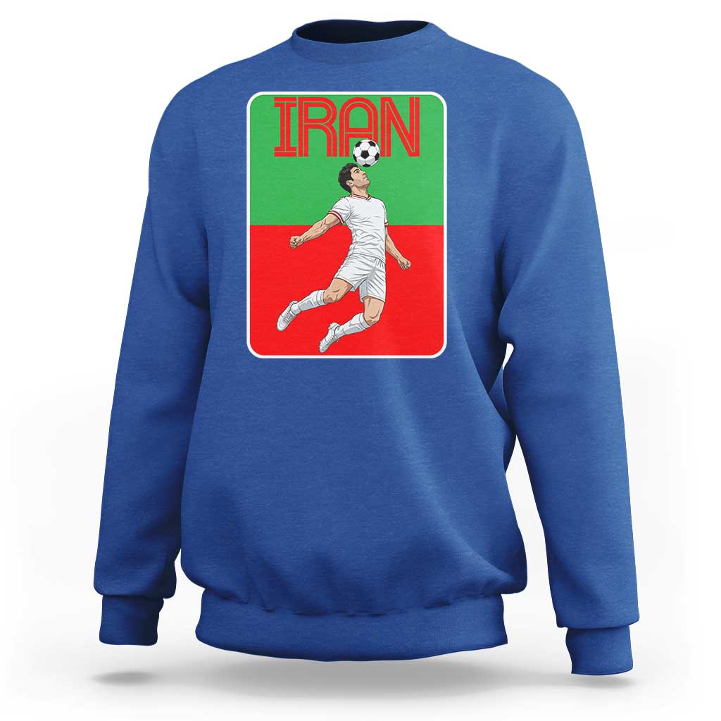 Iran Soccer Lover Sweatshirt Proud Persian Roots Gift