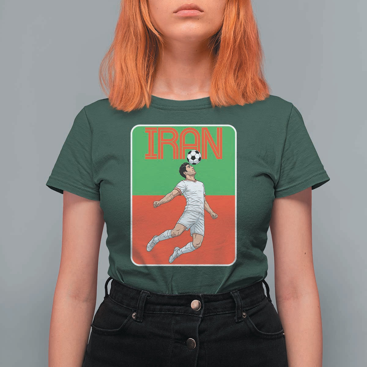 Iran Soccer Lover T Shirt For Women Proud Persian Roots Gift