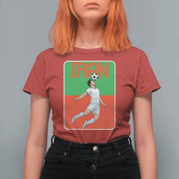 Iran Soccer Lover T Shirt For Women Proud Persian Roots Gift
