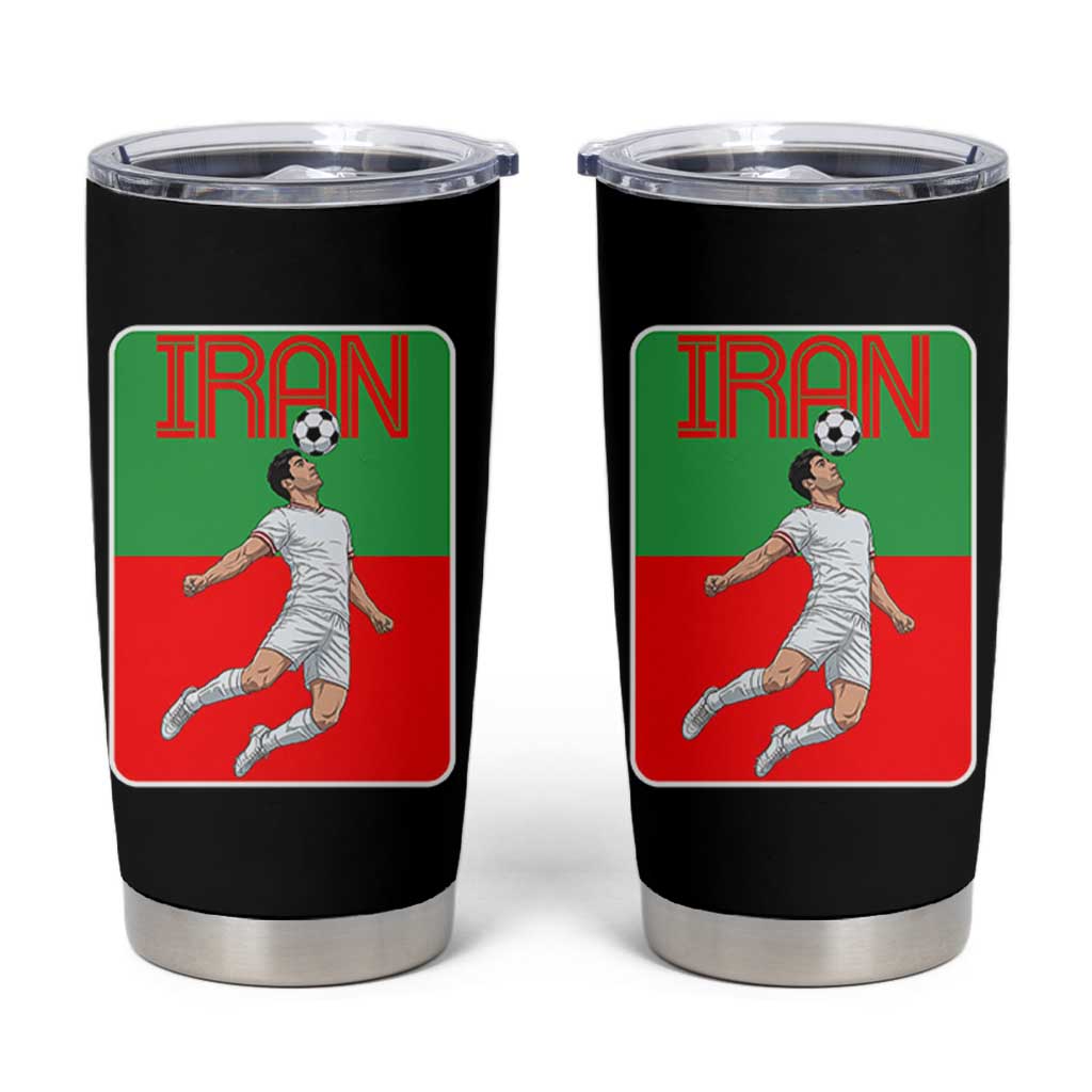 Iran Soccer Lover Tumbler Cup Proud Persian Roots Gift